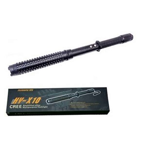 HY-10 Expandable  Stun Baton, X10 Security Flashlight Batons, Multipurpose Flashlight